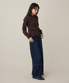 CRAFT STANDARD BOUTIQUE ポロ衿アンサンブルニット