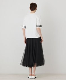 GRACE CONTINENTAL カレッジロゴプリントTシャツ