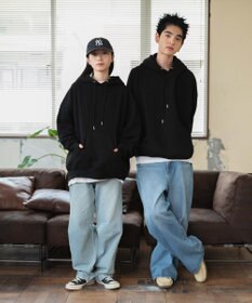 WEGO 【ユニセックス着用ITEM/MLXLサイズ展開/新色追加/裏起毛】スウェットプルパーカー