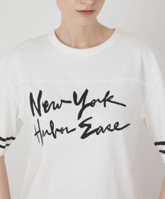 GRACE CONTINENTAL カレッジロゴプリントTシャツ