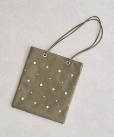 Green Parks ａｎｄｍｉｋｋａ．スタッズ付Ａ４トートバッグ