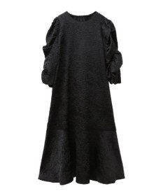 Green Parks ■ＥＳＣＡＲ　エンボスギャザースリーブワンピース