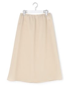 ICB L 【先行予約】 ドライアセテートスラブ フレンチスリーブワンピース