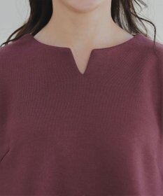 Tiaclasse L 【洗える】裏起毛フレアワンピチュニック