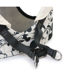 PET PARADISE ディズニー ミッキーマウス＆プルート ベストハーネス 《モノクロ》 Ｓ