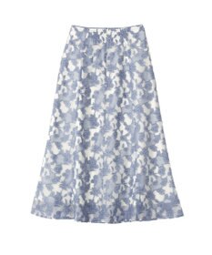 YECCA VECCA シアーレース柄マーメイドスカート