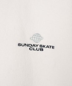 WEGO フリース ワンポイントハーフZIPプルオーバー