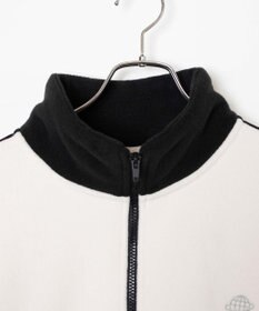 WEGO フリース ワンポイントハーフZIPプルオーバー