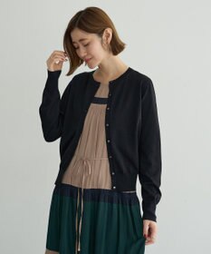YECCA VECCA 【UVカット】クルーネックカーディガン