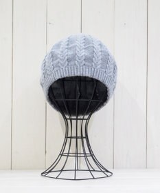 石田製帽 オーガニックコットン アラン編みベレー