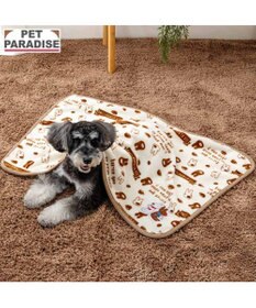 PET PARADISE リサとガスパール ブランケット 《カフェ柄》