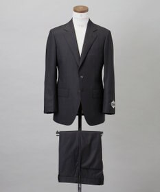 GOTAIRIKU シワになりにくい【御幸毛織/みゆきけおり】Superio160 スーツ_ブラックチェック