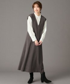 ANY 【洗濯機可】ライトツイードジャンスカ