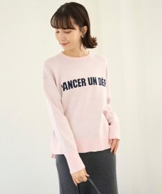 UNFILO スポンジニット ロゴジャガード