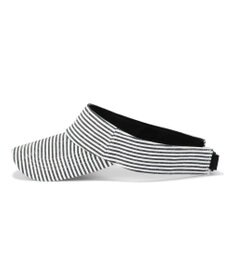 ZERO HALLIBURTON 【雑誌掲載】メランジ ボーダー サンバイザー 82563