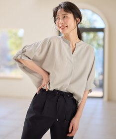 ANY L タックスリーブブラウス