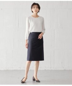 J.PRESS LADIES L BAHARIYE SOLID フレアースカート