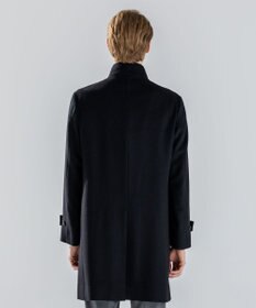 JOSEPH HOMME 【新素材】ライトウールシャギー　スタンドカラーシングルブレストコート