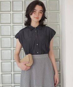 組曲 L ギャザーライトデシン ブラウス