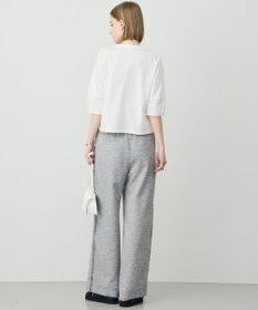 ICB L シャツジーナプレーディング ランタンスリーブカットソー