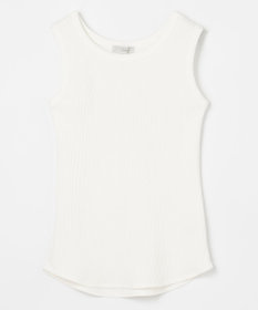 ANY L リブタンクトップ