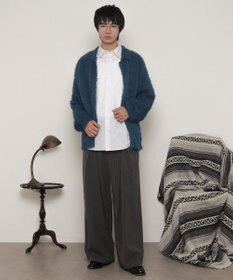 WEGO 【ユニセックス着用ITEM】フェザーニットボタンシャツ