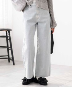 WEGO ウォッシュドカラーストレートパンツ