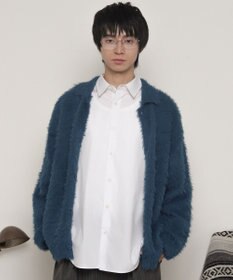 WEGO 【ユニセックス着用ITEM】フェザーニットボタンシャツ