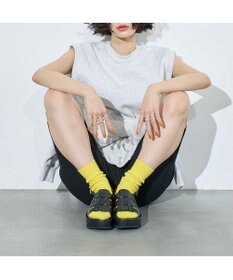 MODE ET JACOMO <MODE ET JACOMO>厚底グルカデザインウエッジサンダル