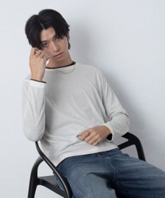 WEGO ルーズネックスラブT(LS)