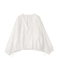 Green Parks シアーＺＩＰＶネックブルゾン