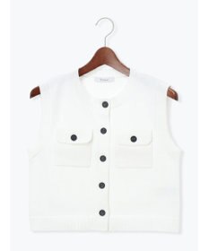 Te chichi ポケット付きニットベスト