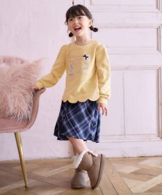 ANY KIDS 裏毛 スカラップ トレーナー