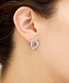 Tiaclasse 【金属アレルギー対応】ウェーブサークルピアス