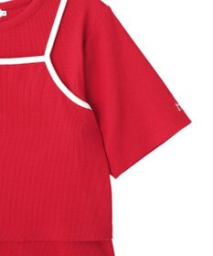 AMERICAN HOLIC 【2点セット】配色キャミ＋Tシャツ