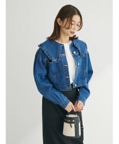 Green Parks ・Ｄｏｕｂｌｅ　Ｆｌａｇｓ　　フリルカラーＧジャン