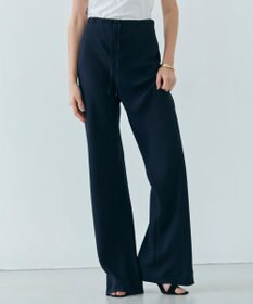 BEIGE， 【洗える】FLEUR / ウエストゴムイージーワイドパンツ Navy