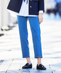 J.PRESS LADIES 【洗える】BASIC STRETCH DENIM ストレート パンツ