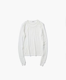 ATON TENCEL SILK CIRCULER RIB | クルー＆クルーレイヤード