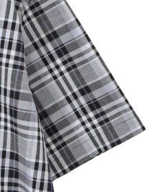 Green Parks 綿麻混裾ドロスト開襟シャツジャケット