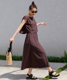 ANY SIS L 【撥水・UVカット】ウォーターサイド ワンピース