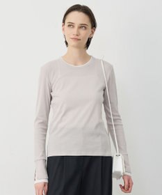 ICB L セミシアーテレコ レイヤード風カットソー