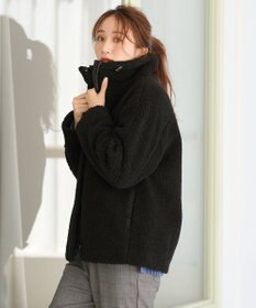 ANY 【洗濯機可能】ボアスタンドカラーブルゾン