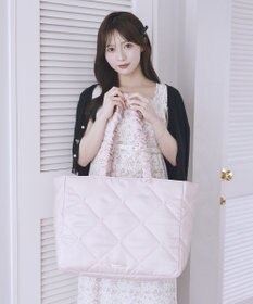Maison de FLEUR キルティングエアリーキャリーオンバッグ