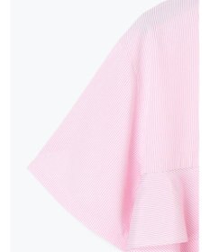 Te chichi 半袖ティアードフリルクロップトシャツ