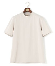 J.PRESS MEN シルクのような光沢感の上品Tシャツ【UVカット / 接触冷感 / 吸水速乾】【J.PRESS PREMIUM JERSEY】ポンチモックネック Tシャツ