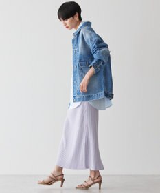 AMERICAN HOLIC 【WEB限定】針抜きテレコタイトスカート