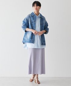 AMERICAN HOLIC 【WEB限定】針抜きテレコタイトスカート