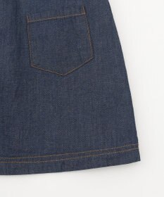 組曲 KIDS 【80-100cm】デニム ジャンパースカート
