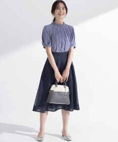 組曲 S 【WEB限定】シアーボイルタックフレア スカート